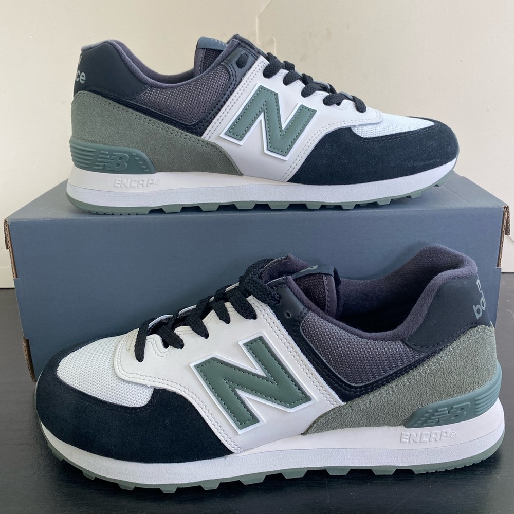 New Balance 574 "Black/Green/White" ML574JHU Men's
